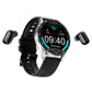 2 In 1 Smartwatch Met Bluetooth Oordopjes