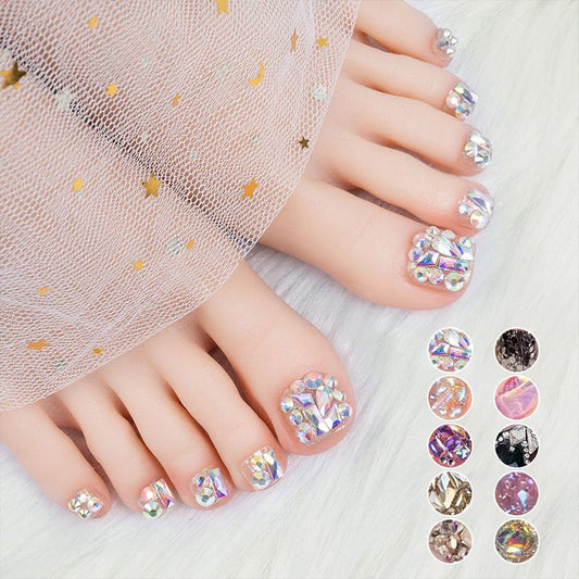 Delicate Glitter Nep Teen Nagels Kit