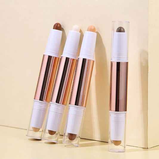 Multifunctionele Gladde Dubbele Hoofd Highlight & Contour Stick