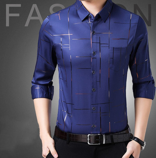 Men's Thin Iron-free Shirt