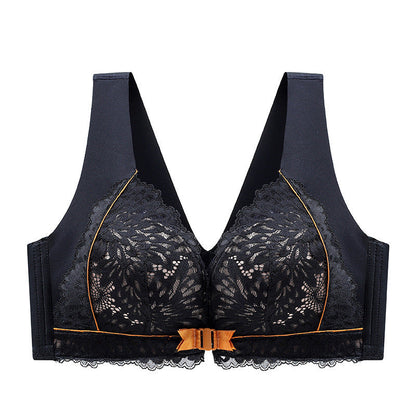 🔥HOT SALE🔥 Front-Clasp Lace Bra with Lift and Anti-Sagging Design